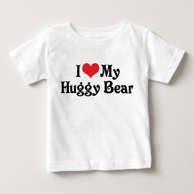 Jag älskar min Huggy Bear T-shirt (Framsida)