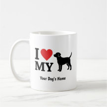 Jag älskar min hund Anpassat namn Personlig husdju