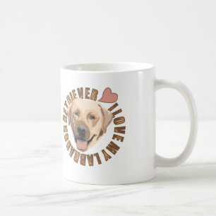 Jag älskar min hund - den Labrador retrieveren Kaffemugg