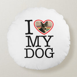 Jag älskar min hund personlig kudde