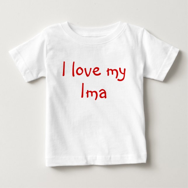 Jag älskar min Ima T Shirt (Framsida)