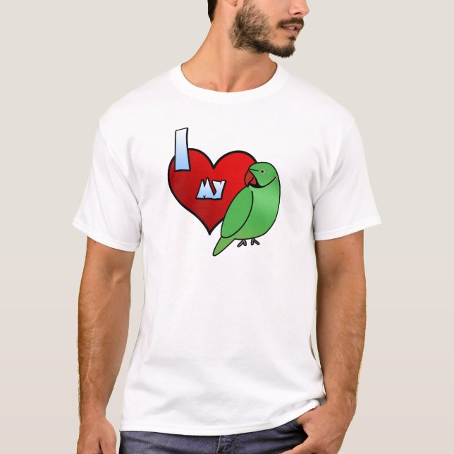 Jag älskar min indiska skjorta för Ringneck Tee (Framsida)