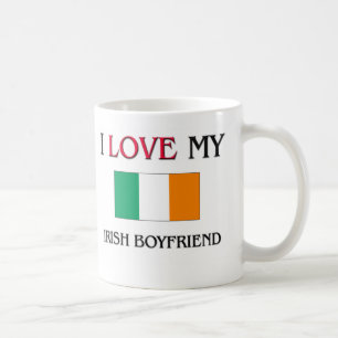 Jag älskar min irländska pojkvän kaffemugg