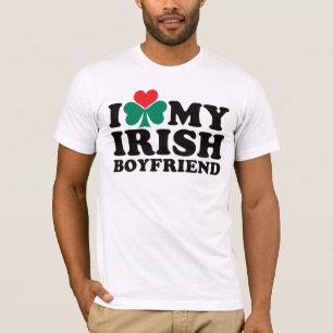 Jag älskar min irländska pojkvän t-shirt