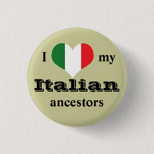 Jag älskar min italienska förfäder knäppas knapp
