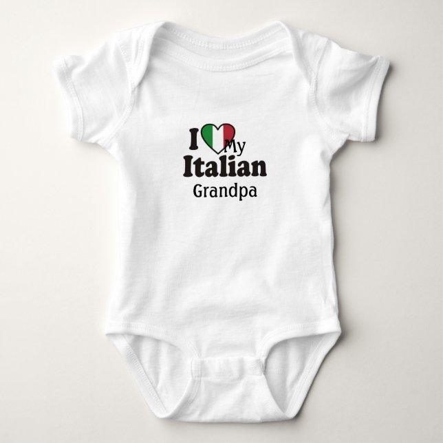 Jag älskar min italienska morfar tee (Framsida)