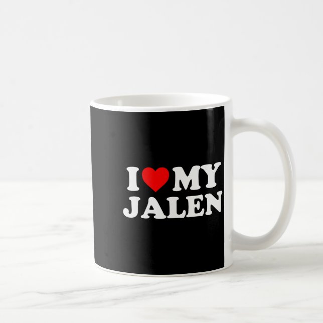 Jag älskar min Jalen Kaffemugg (Höger)