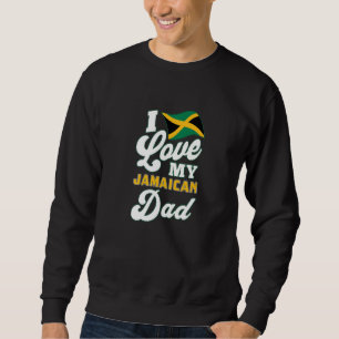 Jag älskar min jamaicanska pappa Fars dag Lång Ärmad Tröja