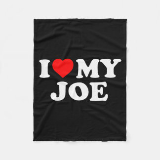 Jag älskar min Joe  Fleecefilt