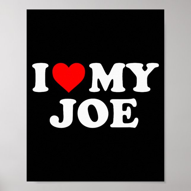 Jag älskar min Joe  Poster (Framsidan)
