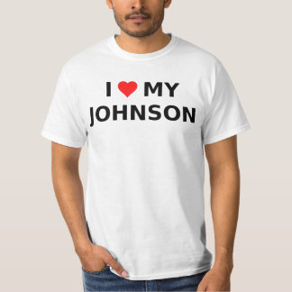 Jag älskar min Johnson T-shirt