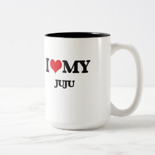 Jag älskar min JUJU Två-Tonad Mugg