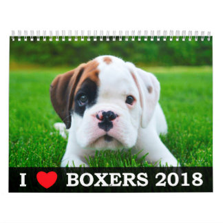 JAG ÄLSKAR MIN KALENDER FÖR BOXARE 2018
