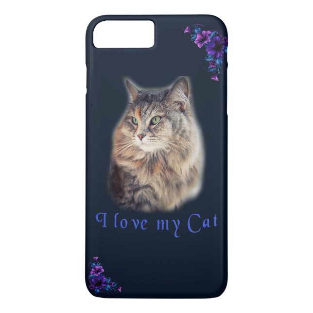 Jag älskar min katt Case-Mate iPhone skal (Baksida)
