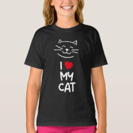 Jag älskar min katt t shirt