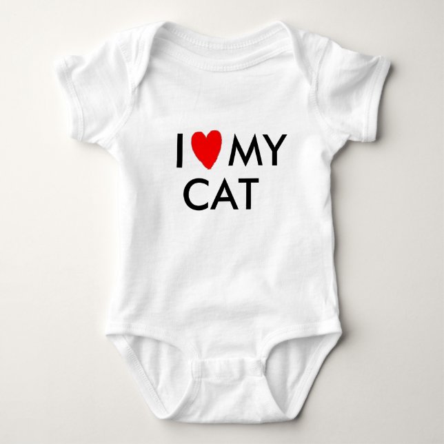 JAG ÄLSKAR MIN KATT TEE SHIRT (Framsida)