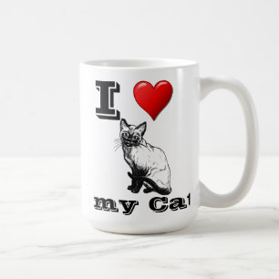Jag älskar min kattmugg kaffemugg