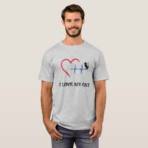 Jag älskar min kattskjorta t-shirt