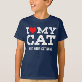 Jag älskar min kattT-tröjagåva för kattälskare T Shirt