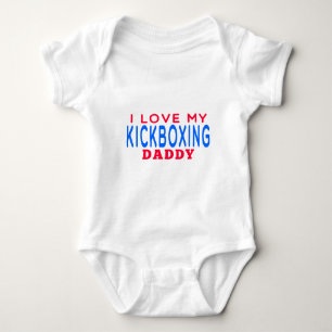 Jag älskar min kickboxing pappa t-shirt