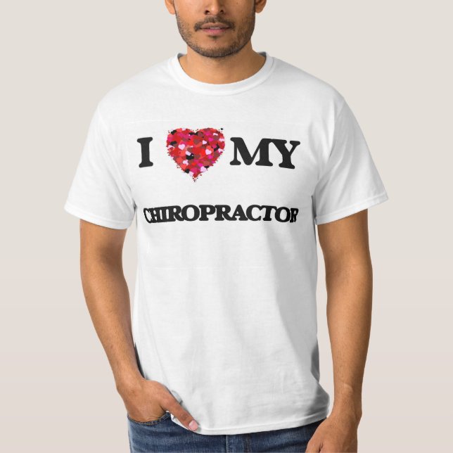Jag älskar min kiropraktor tee shirt (Framsida)