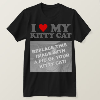 Jag älskar min Kitty Katt Tee Shirt
