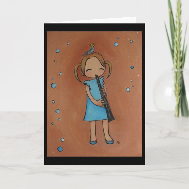 Jag älskar min klarinett kort (Framsida)