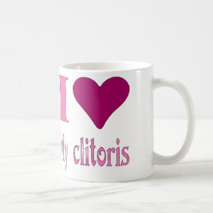 Jag älskar min klitoris kaffemugg