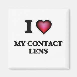 Jag älskar min kontakt Lens Magnet