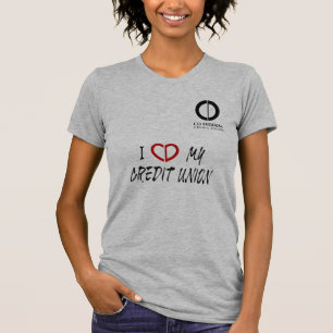 Jag älskar min kreditkassa tee shirt
