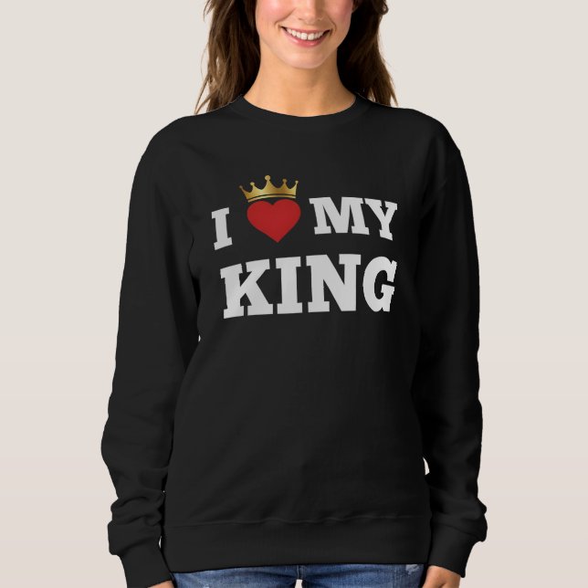 Jag älskar min kung  t shirt (Framsida)