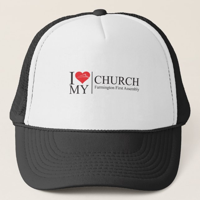 Jag älskar min kyrka truckerkeps (Framsida)