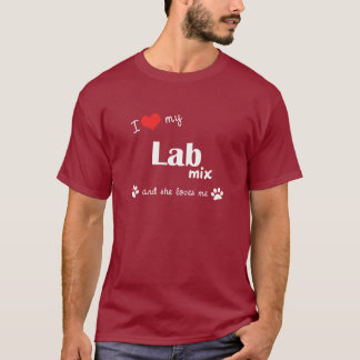 Jag älskar min labbblandning (den kvinnliga tee