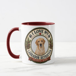 Jag älskar min Labrador Retriever Personlig Husdju Mugg