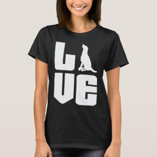 Jag älskar min Labrador Retriever T-shirt Hund Män