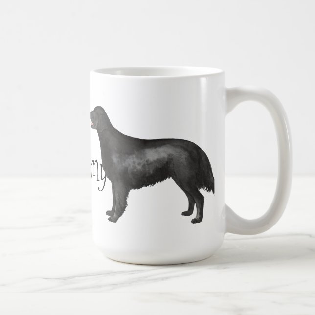 Jag älskar min Lägenhet-Jackade Retriever Kaffemugg (Höger)