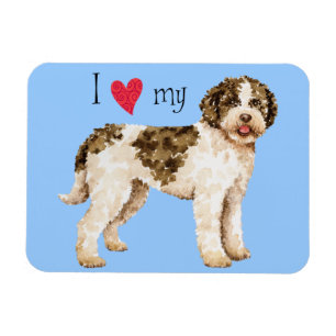 Jag älskar min Lagotto Magnet