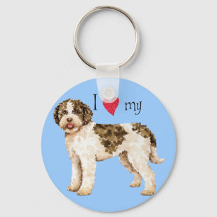 Jag älskar min Lagotto Nyckelring