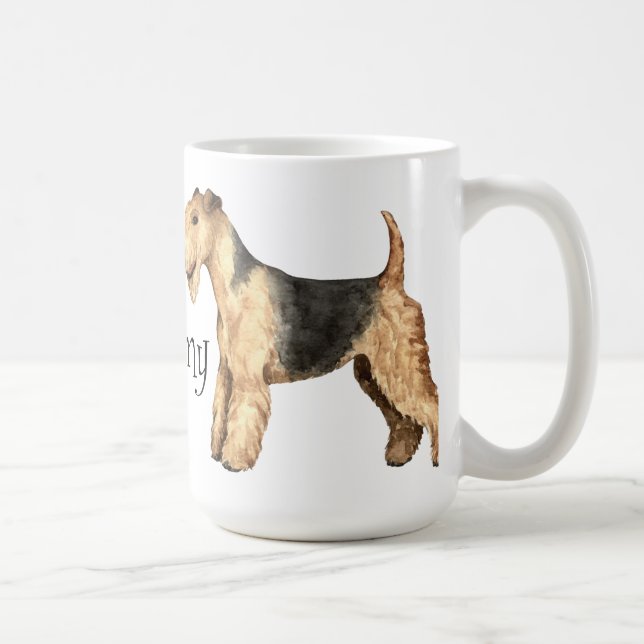 Jag älskar min Lakeland Terrier Kaffemugg (Höger)