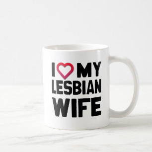 Jag älskar min lesbiska fru -.png kaffemugg