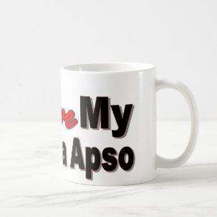 Jag älskar min Lhasa Apso Kaffemugg