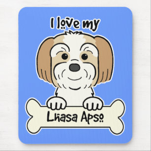 Jag älskar min Lhasa Apso Musmatta
