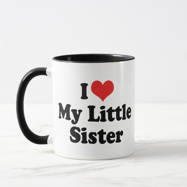 Jag älskar min lilla syster mugg (Vänster)