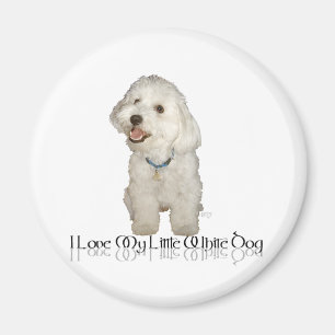 Jag älskar min lilla vita hund - Havanese Magnet