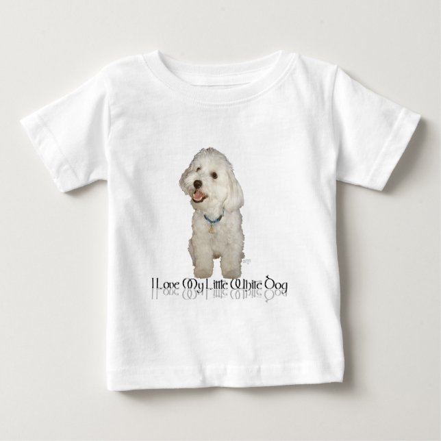 Jag älskar min lilla vita hund - Havanese Tee Shirt (Framsida)