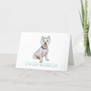 Jag älskar min lilla vita hund - Westie Kort