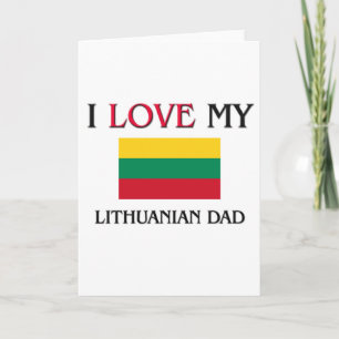 Jag älskar min litauiska pappa kort