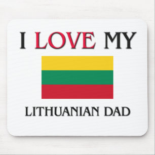 Jag älskar min litauiska pappa musmatta