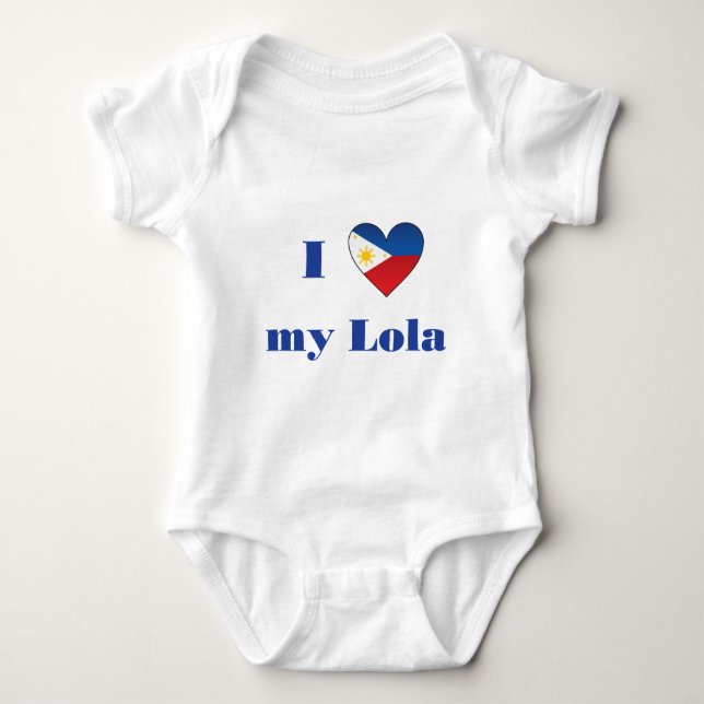 Jag älskar min Lola1 Tee (Framsida)