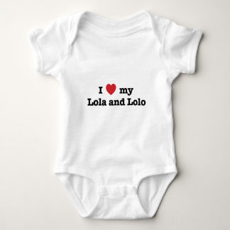 Jag älskar min Lola och Lolo Tee Shirt